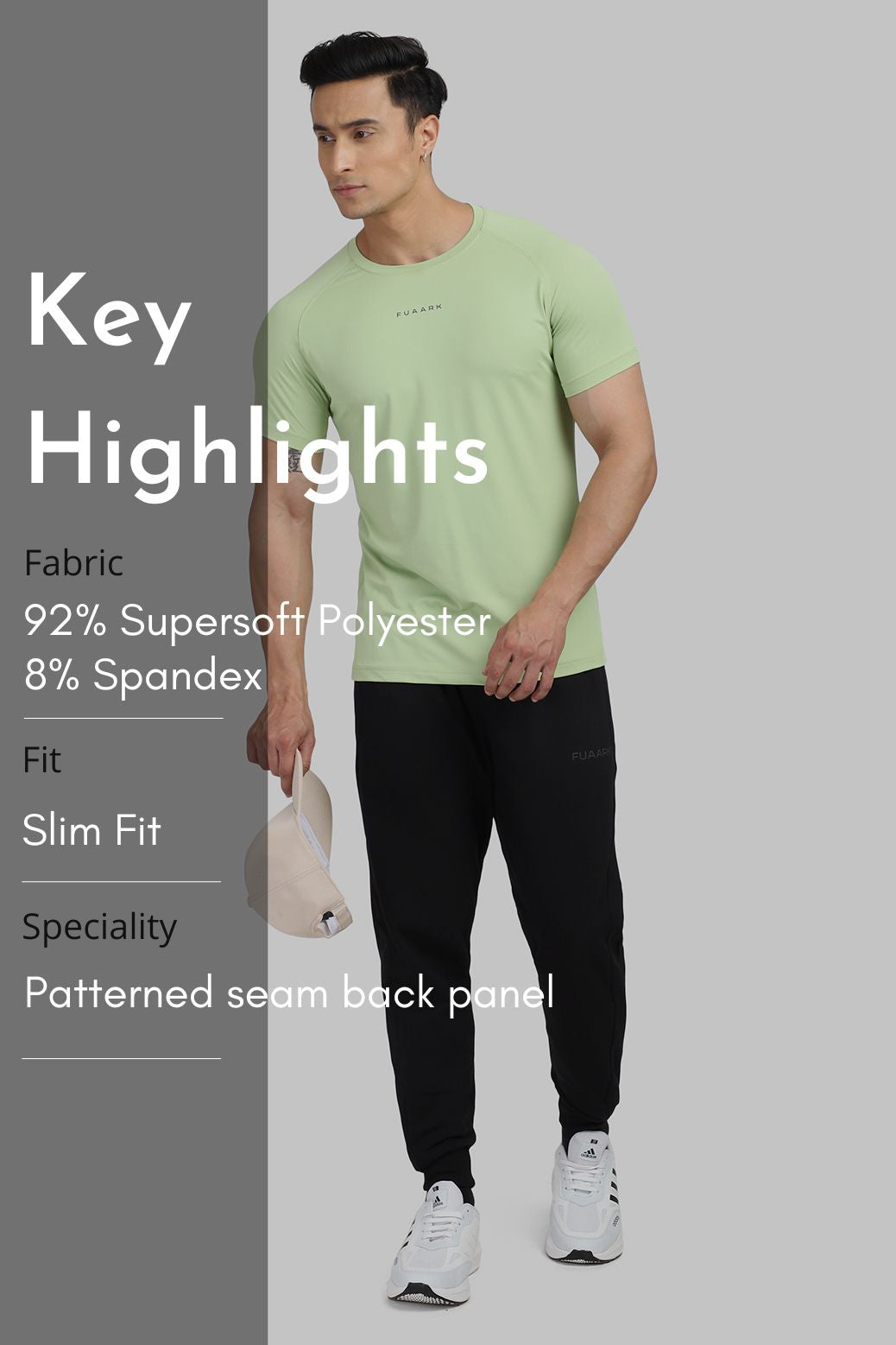 Sleek T-shirt Lime Green