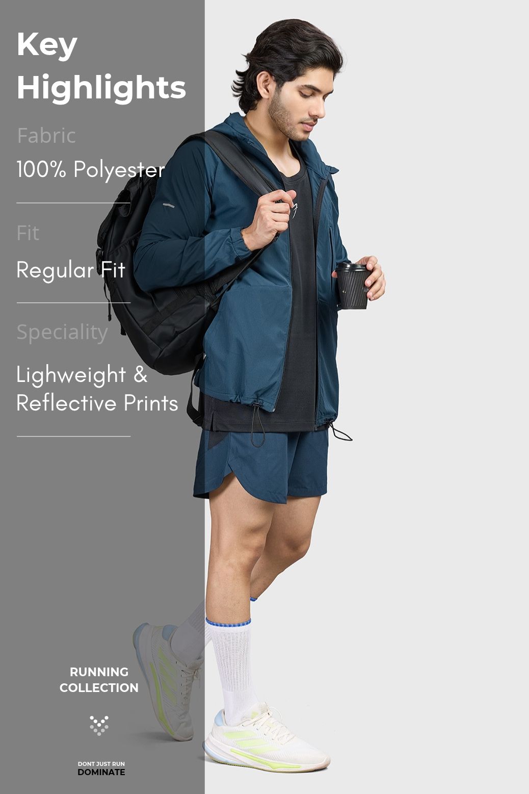 Speed Running Jacket Sea Green