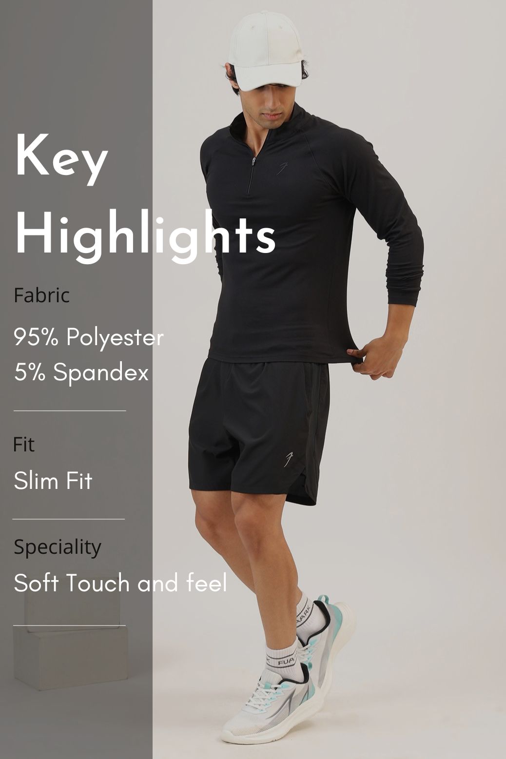 Essential Soft Pullover Black