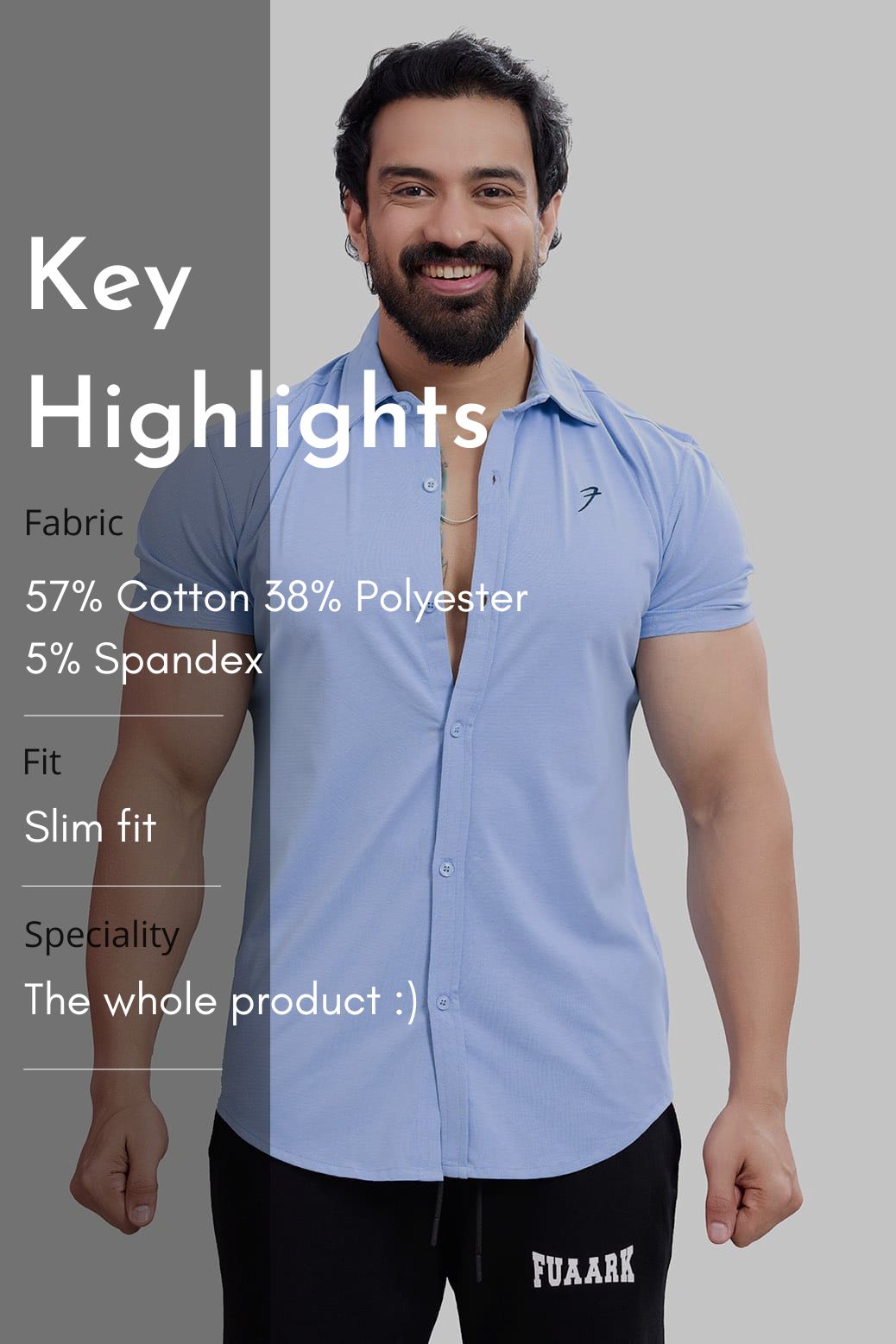 Aero Shirt Sky Blue
