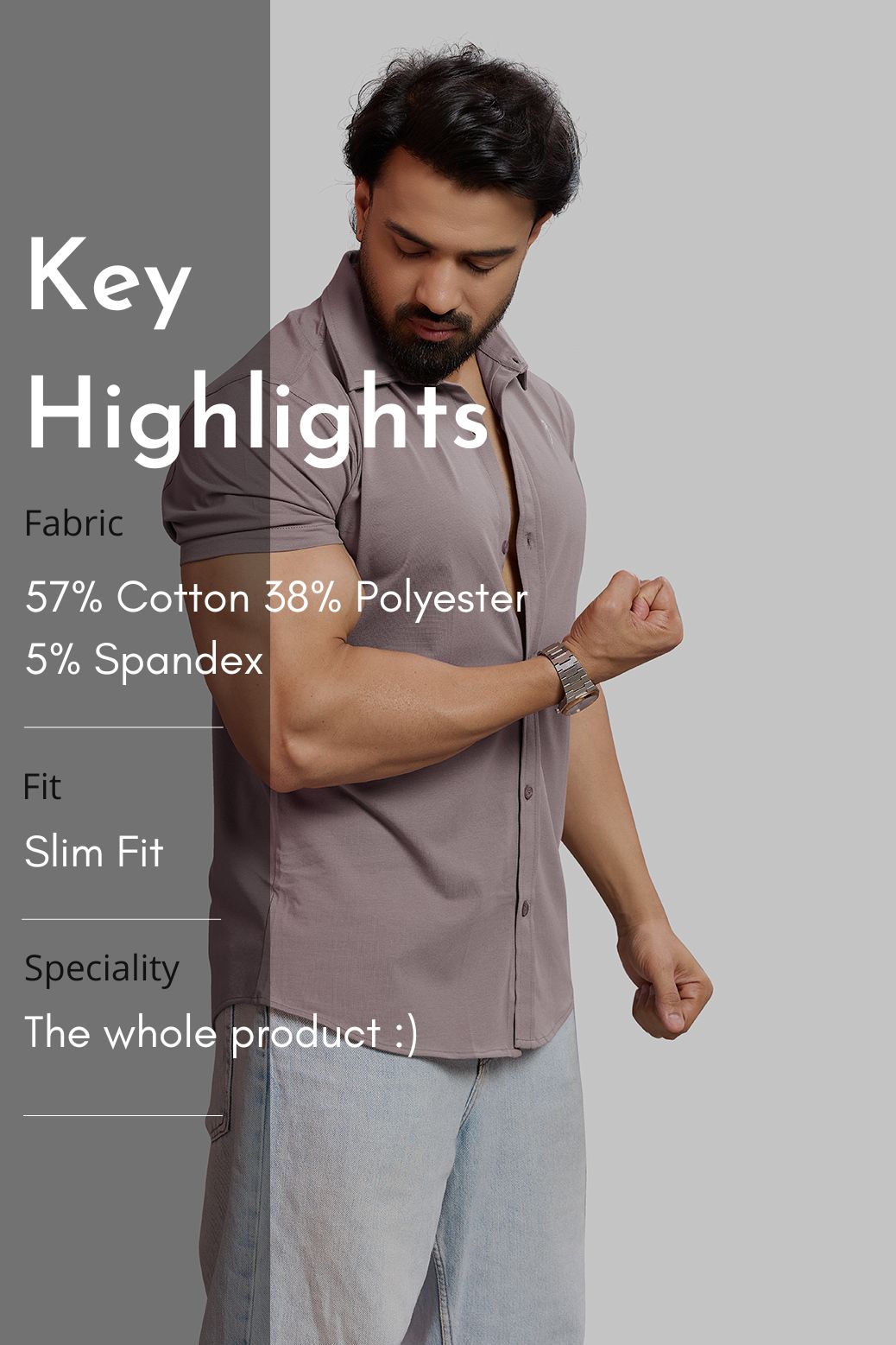 Aero Shirt Pastel Brown