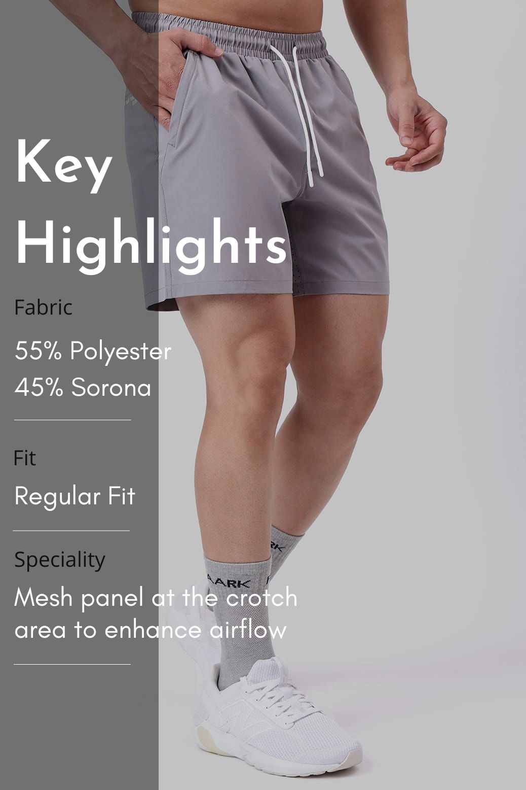Nova Shorts Grey
