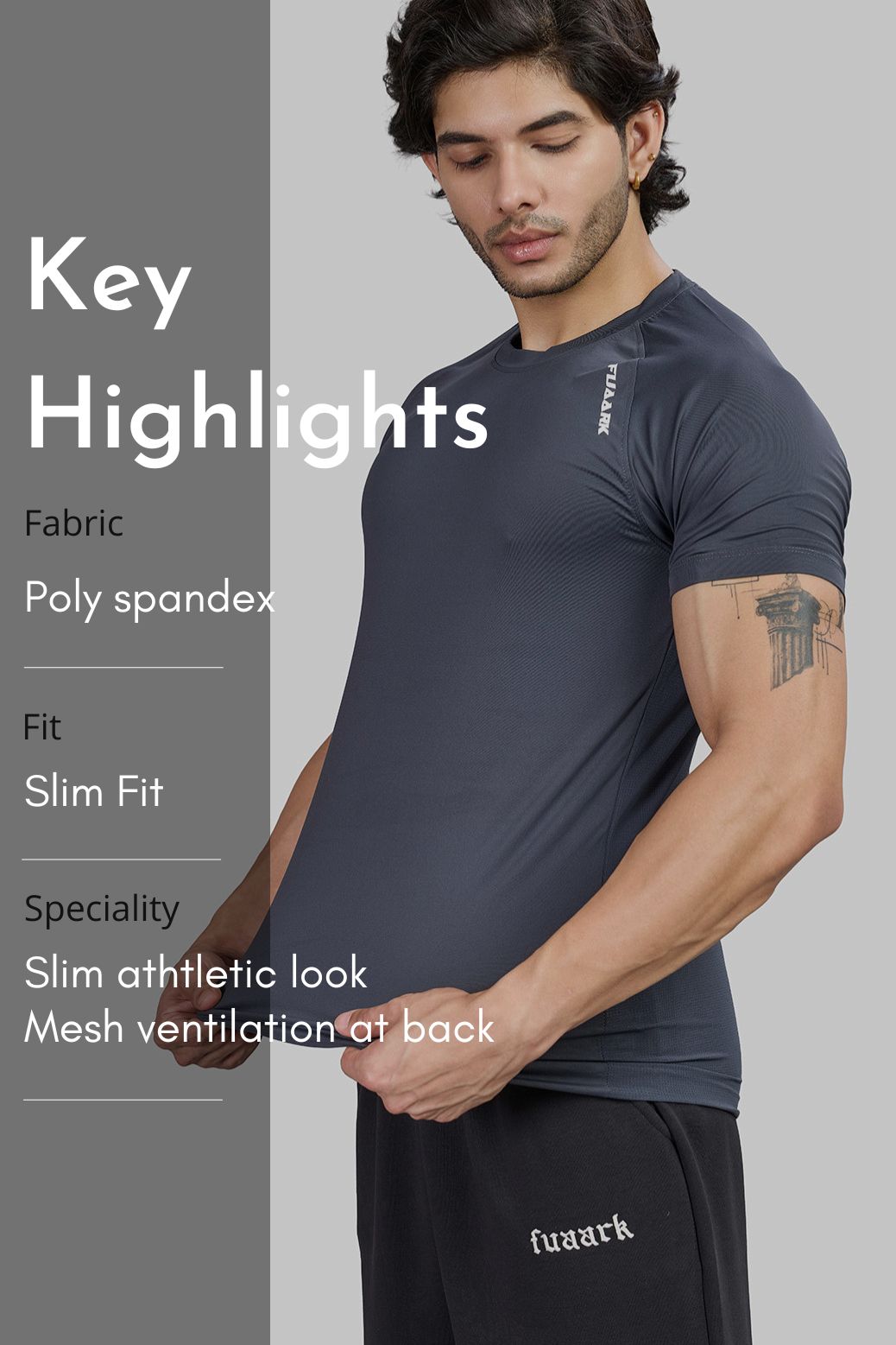 Forge T-shirt Dark Grey