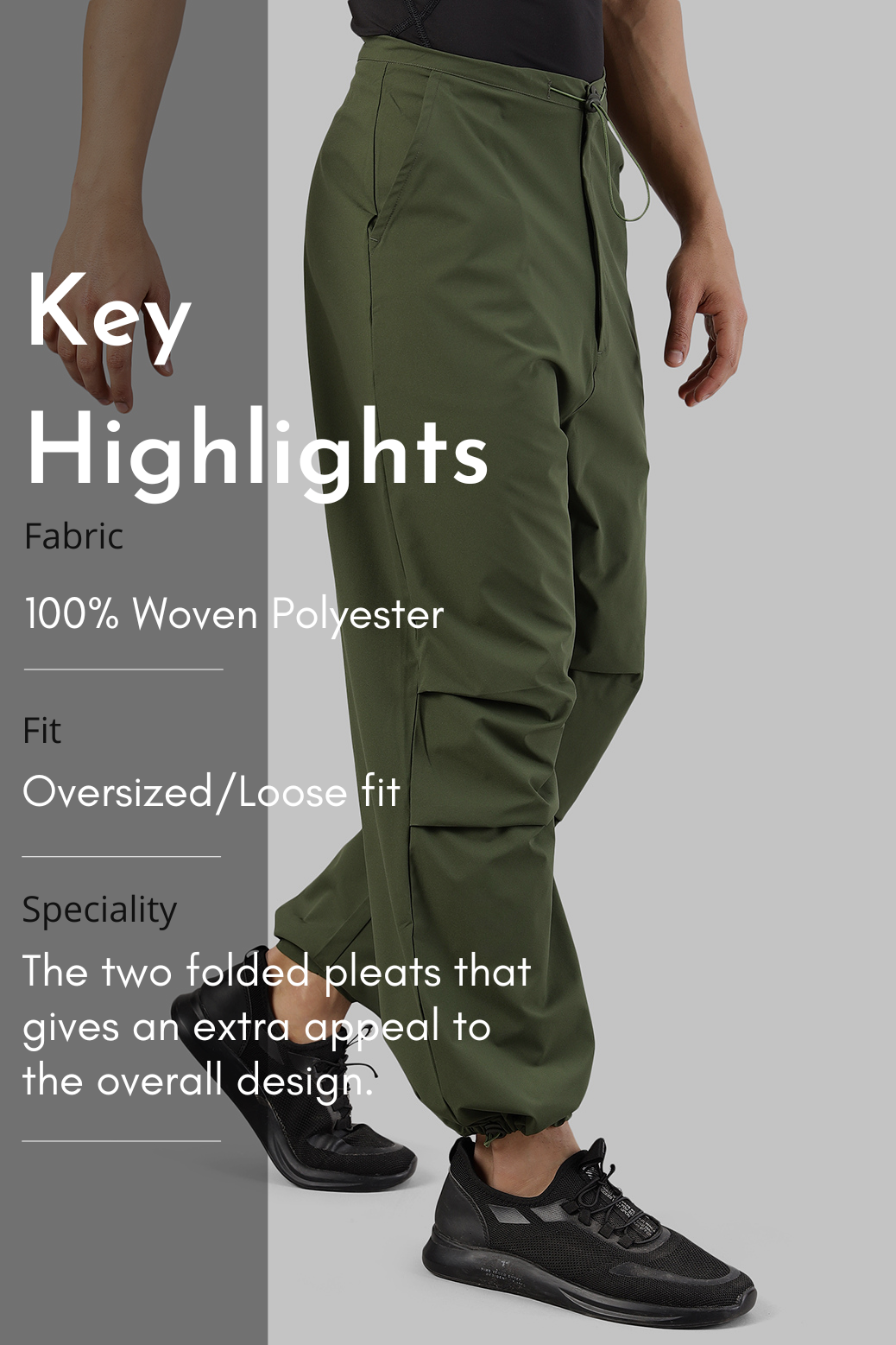 Sublime Parachute Pants Olive