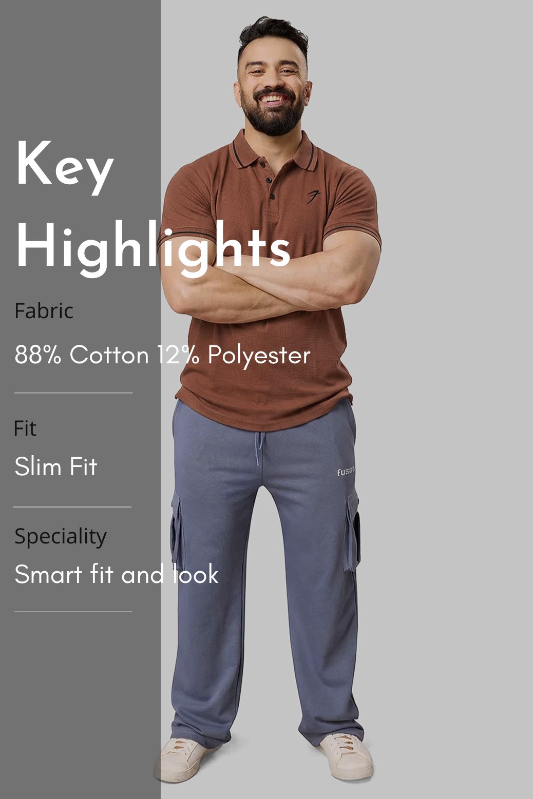 Mark Polo T-shirt Coffee