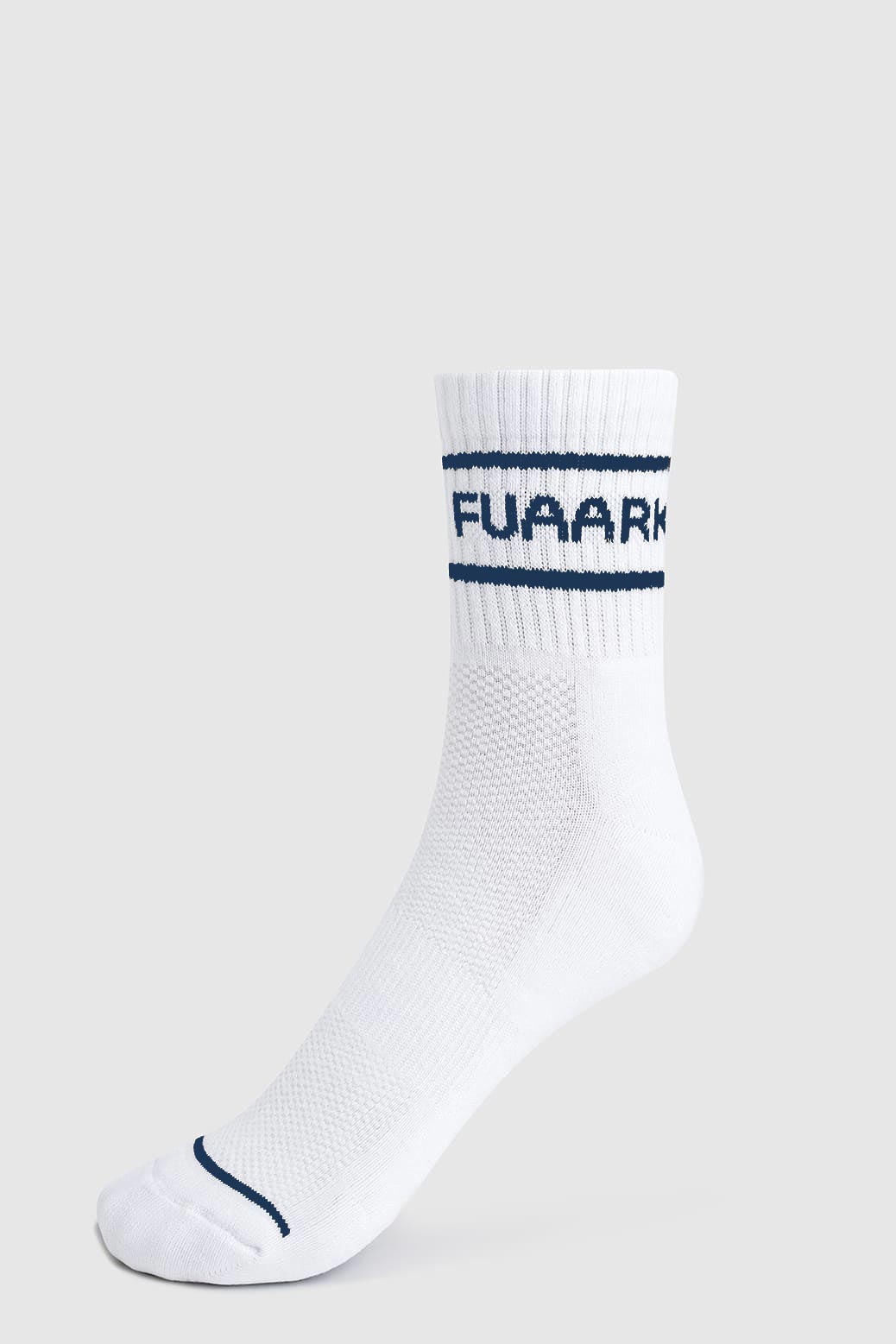Legacy Quarter Socks White/Teal