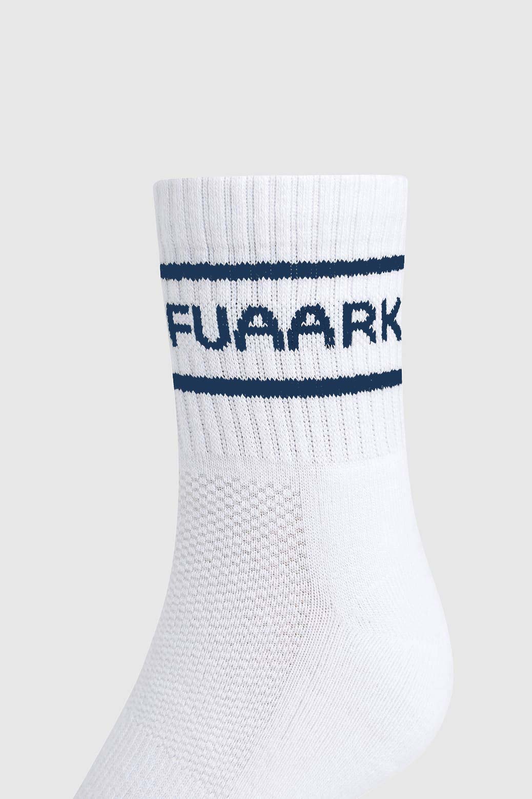 Legacy Quarter Socks White/Teal