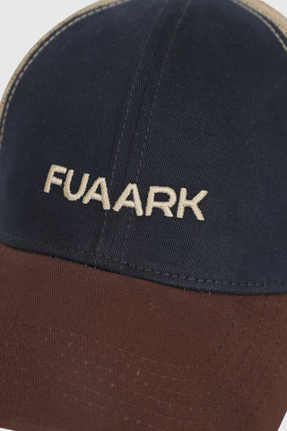 Sleek Trucker  Cap Navy/Beige
