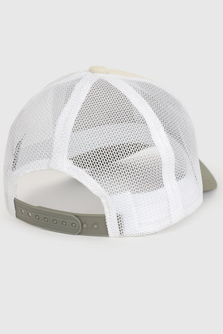Sleek Trucker  Cap Beige/Olive