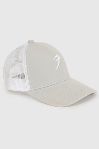 Urban Trucker cap Light Grey /White