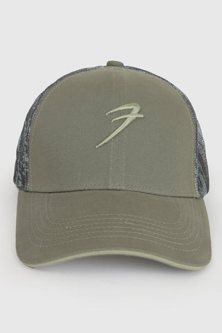 Camo Trucker Caps Olive