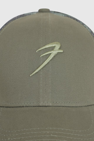 Camo Trucker Caps Olive