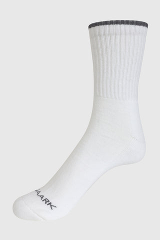 Revenge Crew Socks White/Grey
