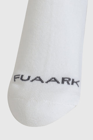 Revenge Crew Socks White/Grey