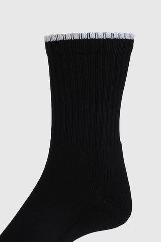 Revenge Crew Socks Black/White