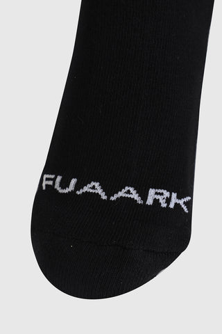 Revenge Crew Socks Black/White