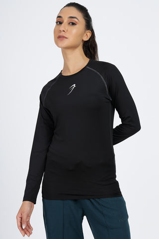 Compression Full T-shirt Black