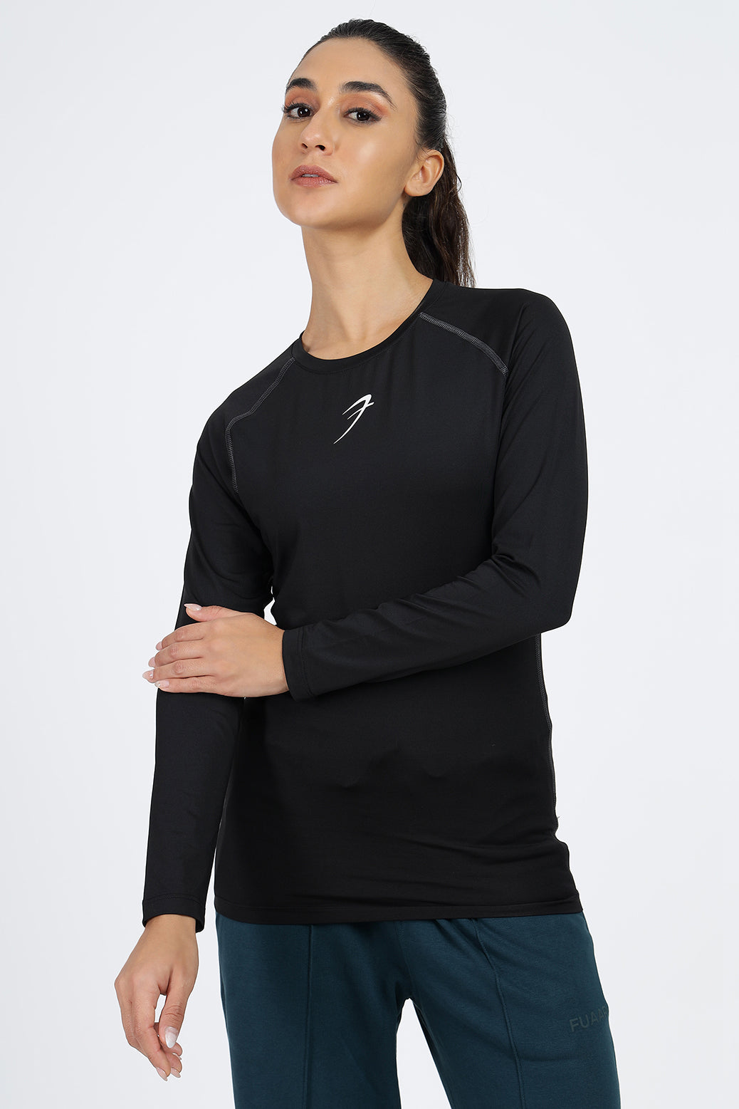 Compression Full T-shirt Black