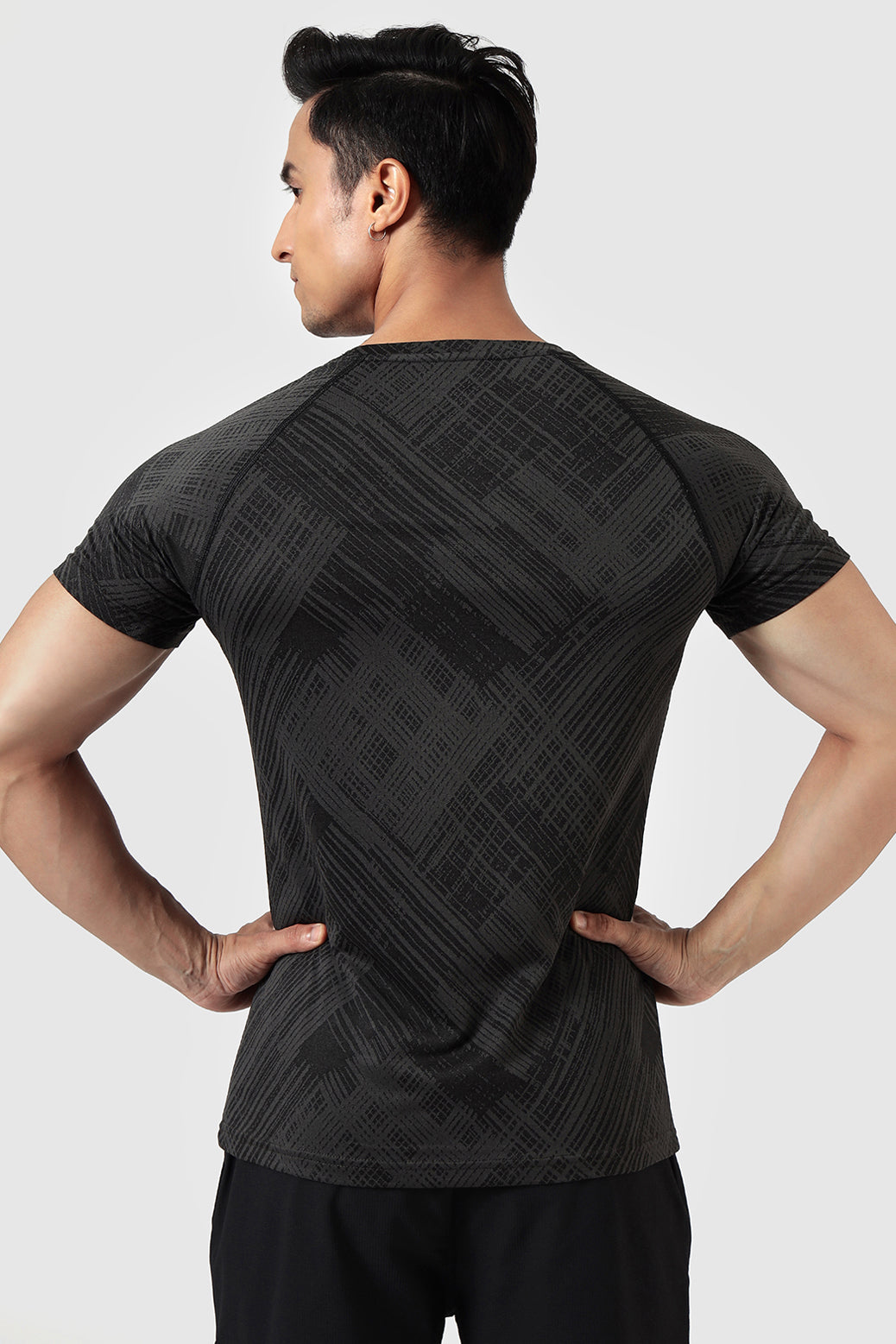 Ozone Jacquard T-shirt Black