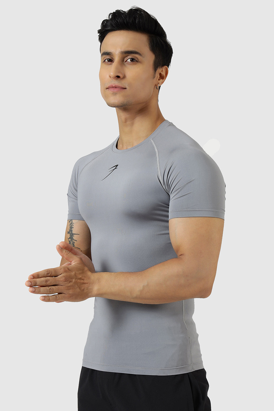 Compression T-shirt Sea Grey