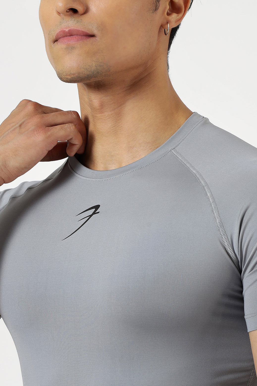 Compression T-shirt Sea Grey