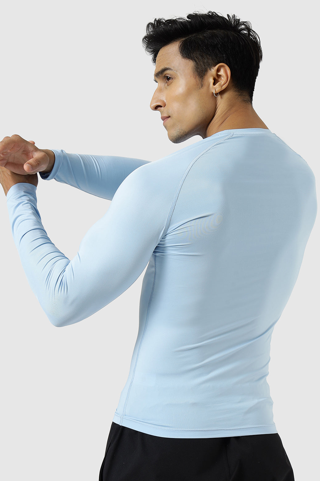 Compression Fullsleeves T-shirt Glacial Blue