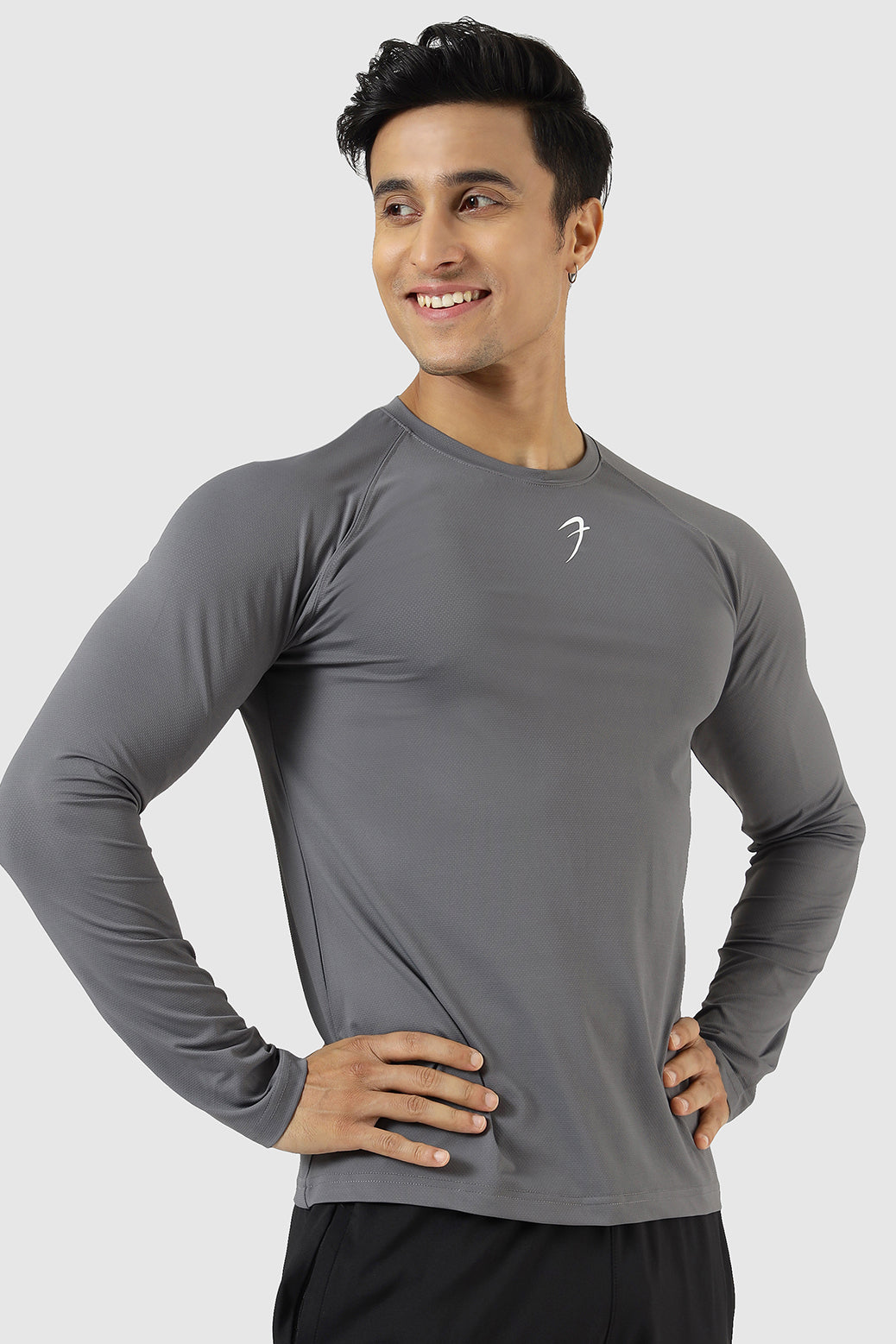 Core Fullsleeves T-shirt Grey