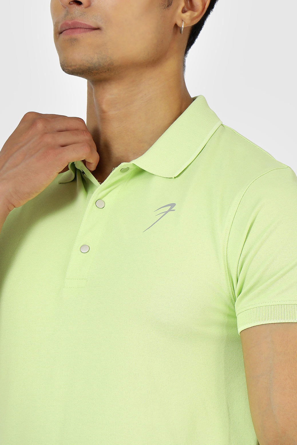 Aura Polo T-shirt Lime