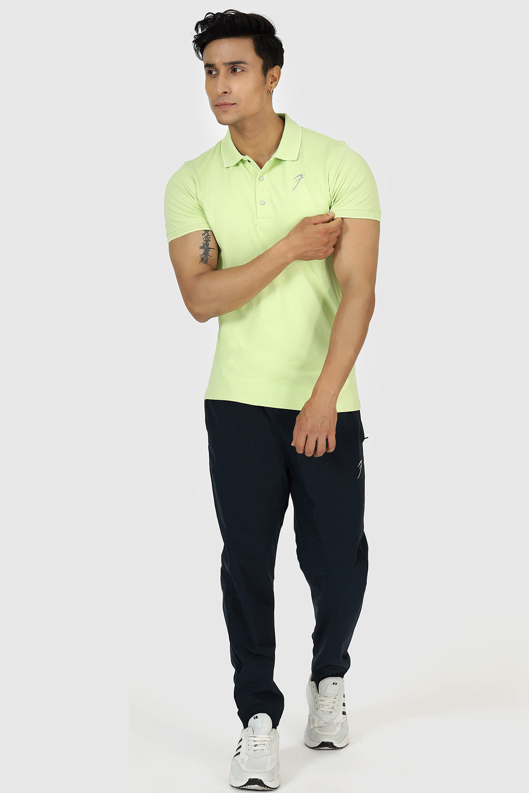 Aura Polo T-shirt Lime