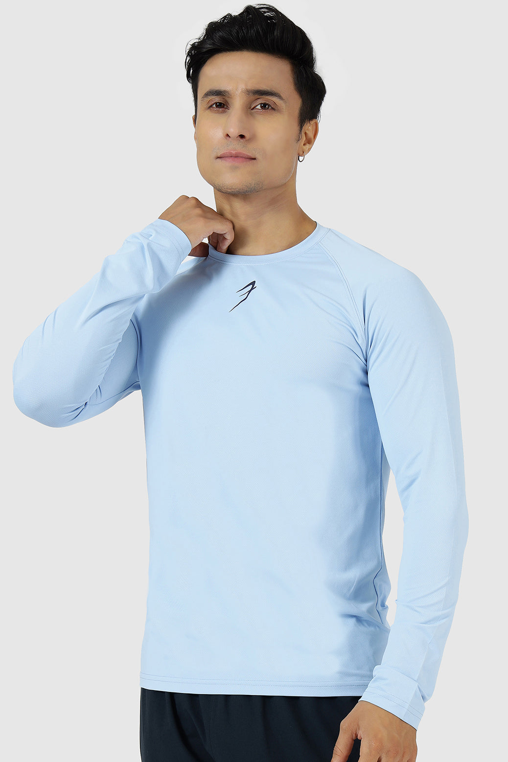 Core Fullsleeves T-shirt Sky Blue