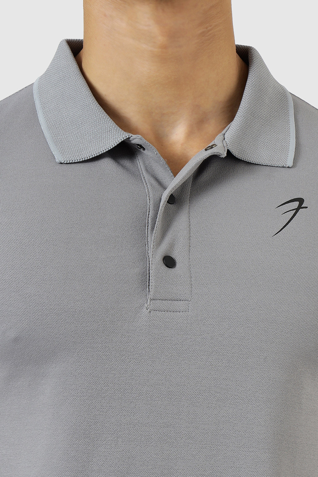 Aura Polo T-shirt Grey