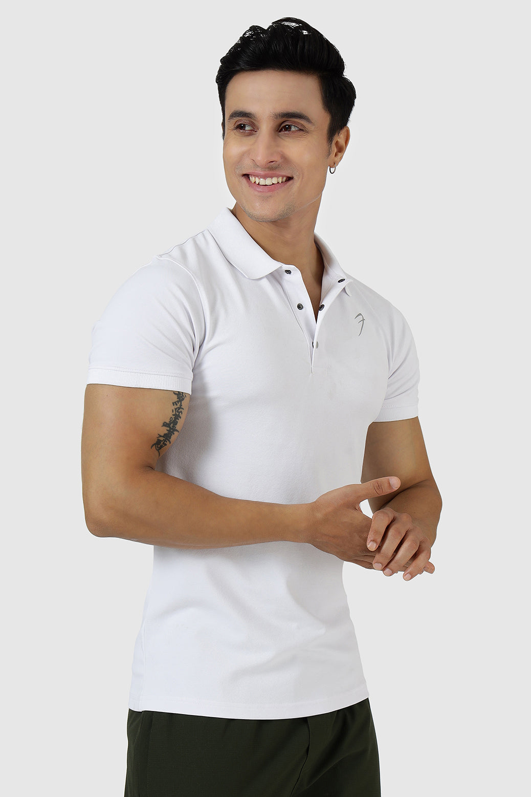 Aura Polo T-shirt White