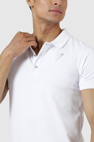 Aura Polo T-shirt White