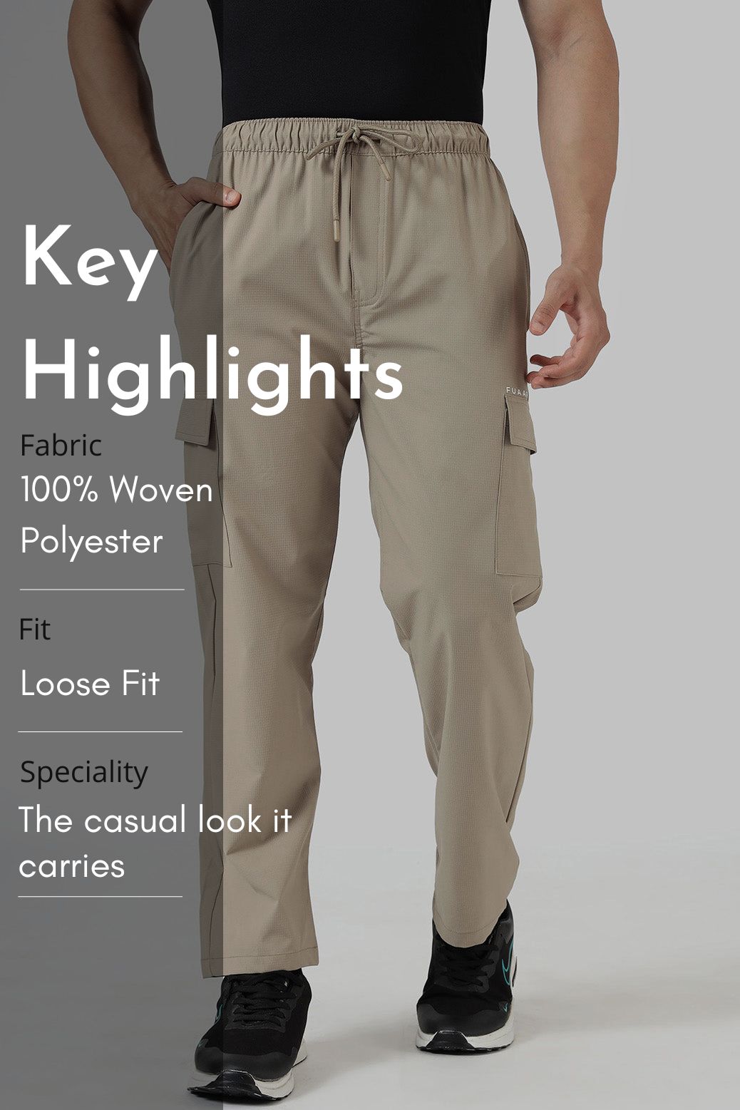 Vitality Straight Pants Beige