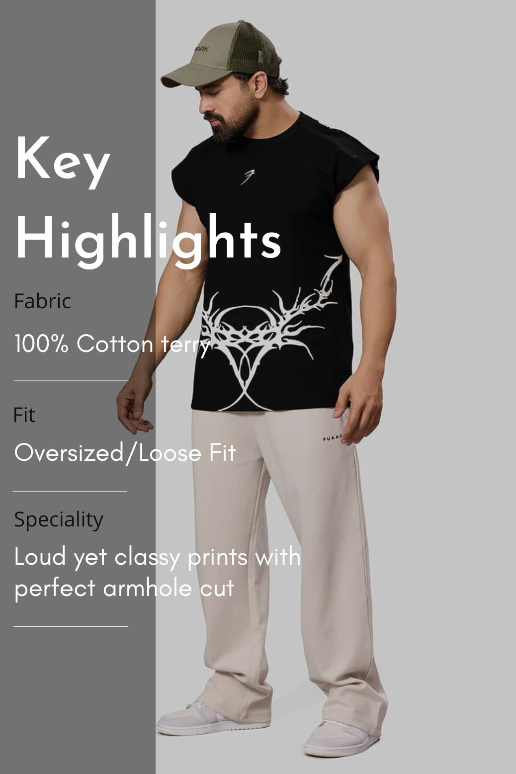 Immortal Capsleeves Tank Black