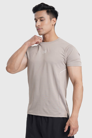 Sprint Running T-shirt Beige