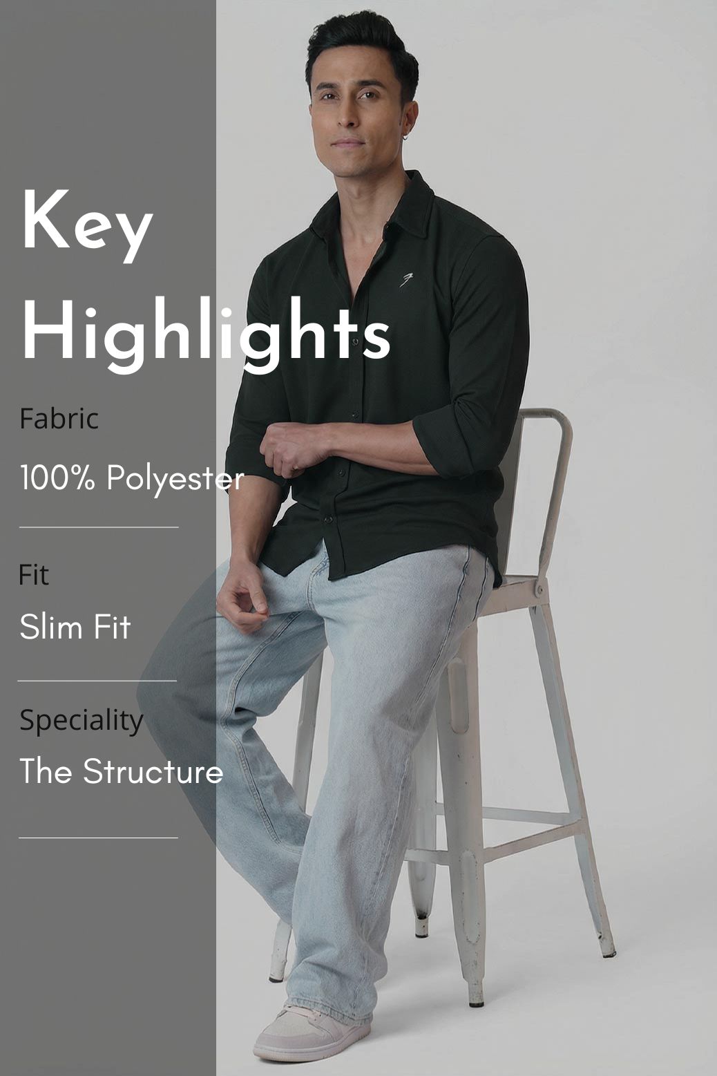 Foundation Fullsleeves Shirt Olive