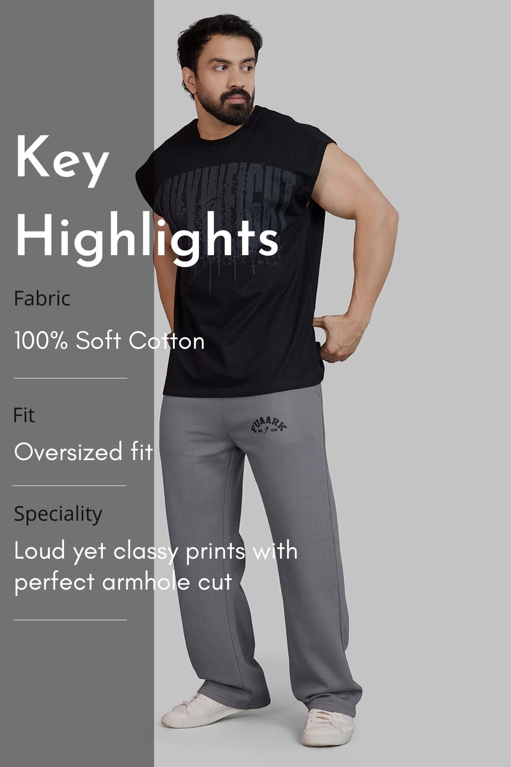 Heavyweight Capsleeves Tank Black