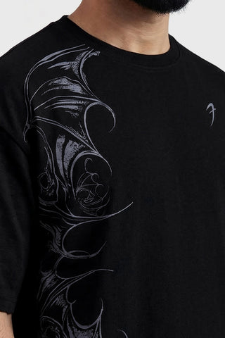 Void Angel Oversized T-shirt Black