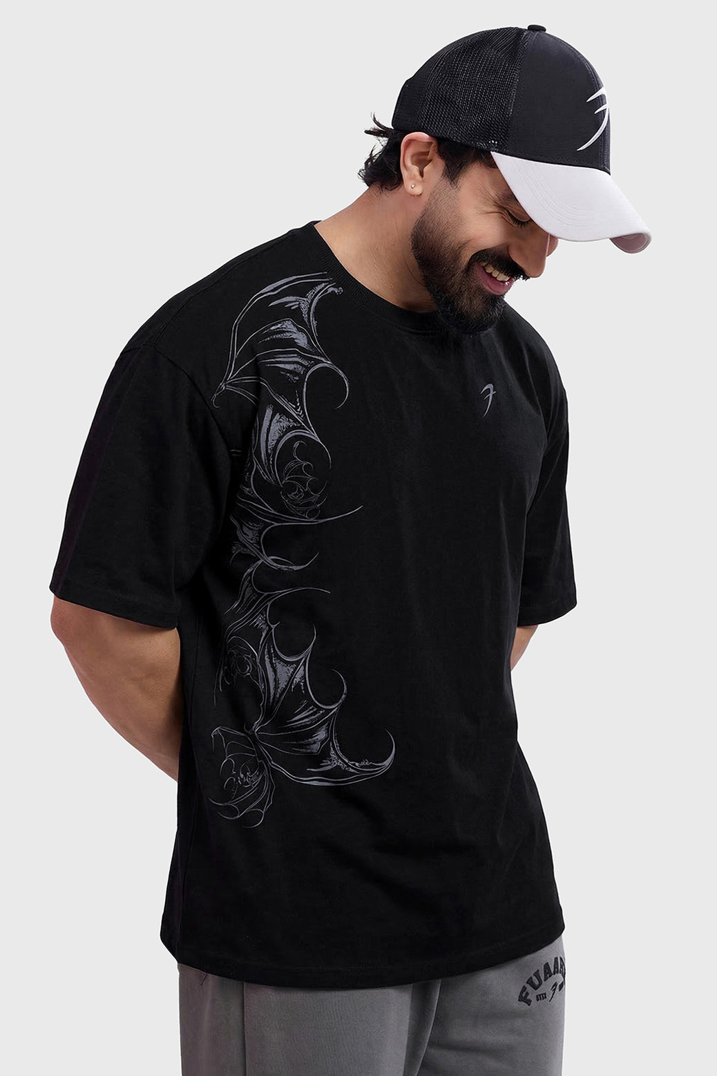 Void Angel Oversized T-shirt Black