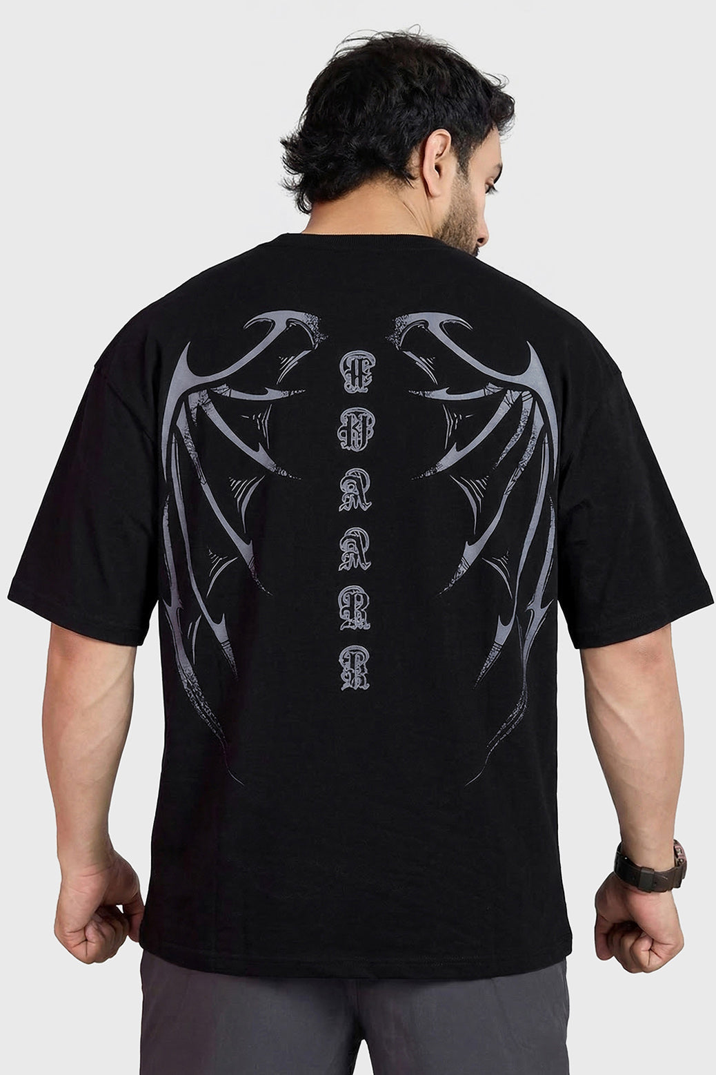Void Angel Oversized T-shirt Black