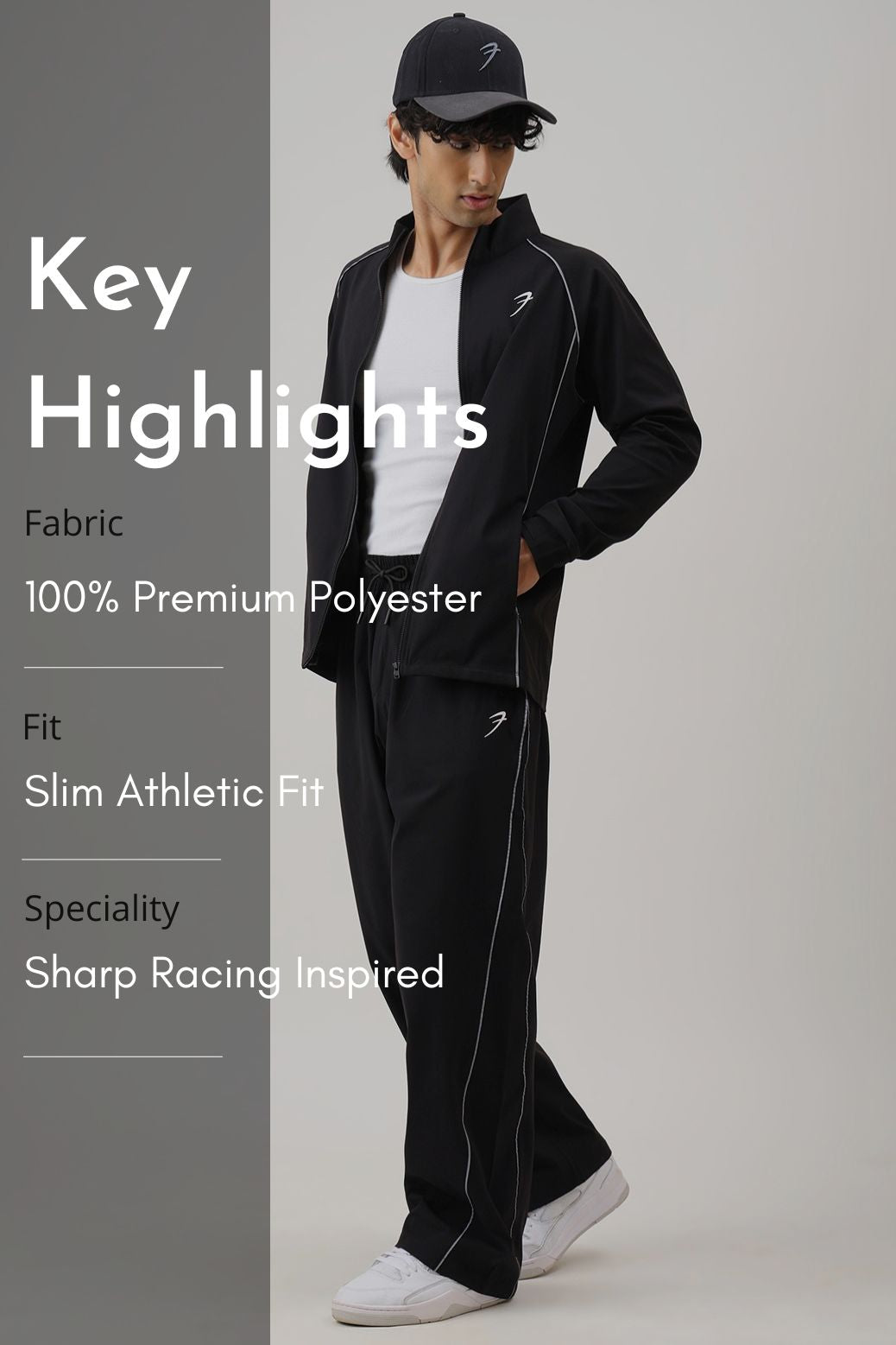 Track Club Jacket Black