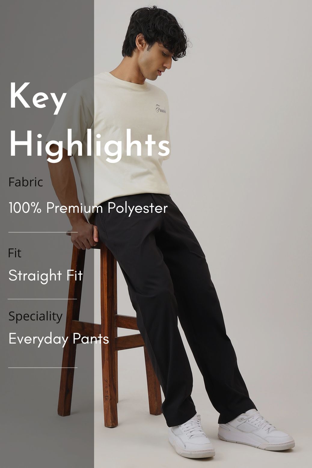 All Day Slim Pants Black