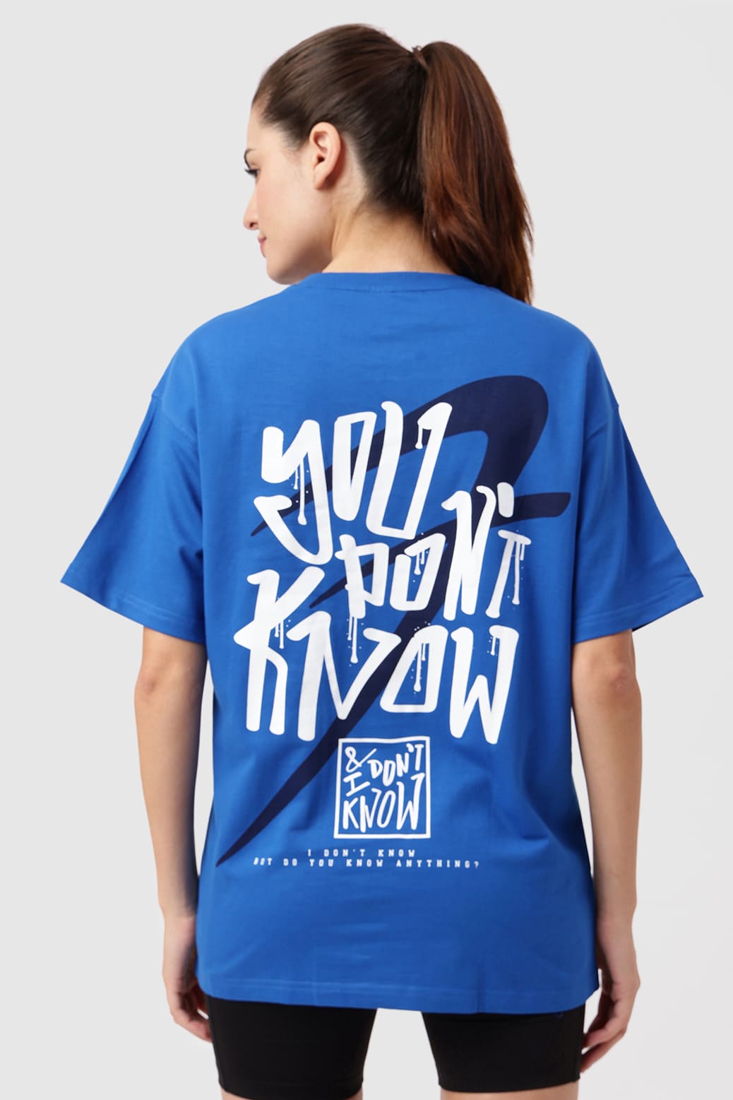 Dapper Oversized T-shirt Royal Blue
