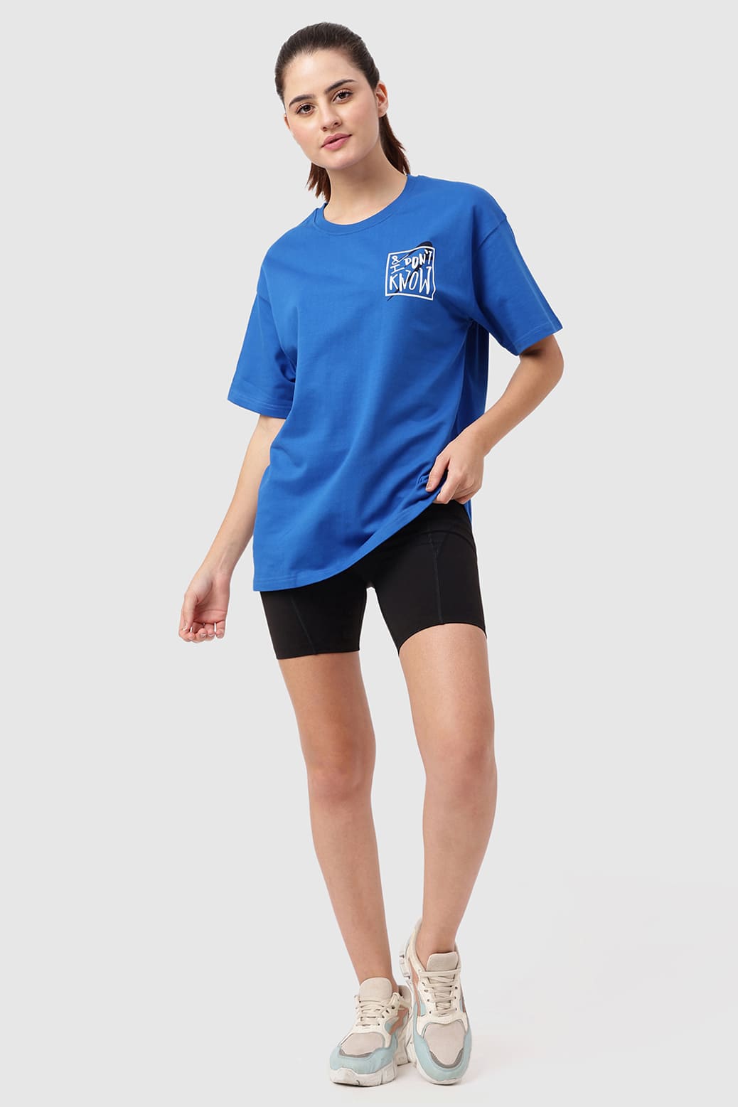 Dapper Oversized T-shirt Royal Blue