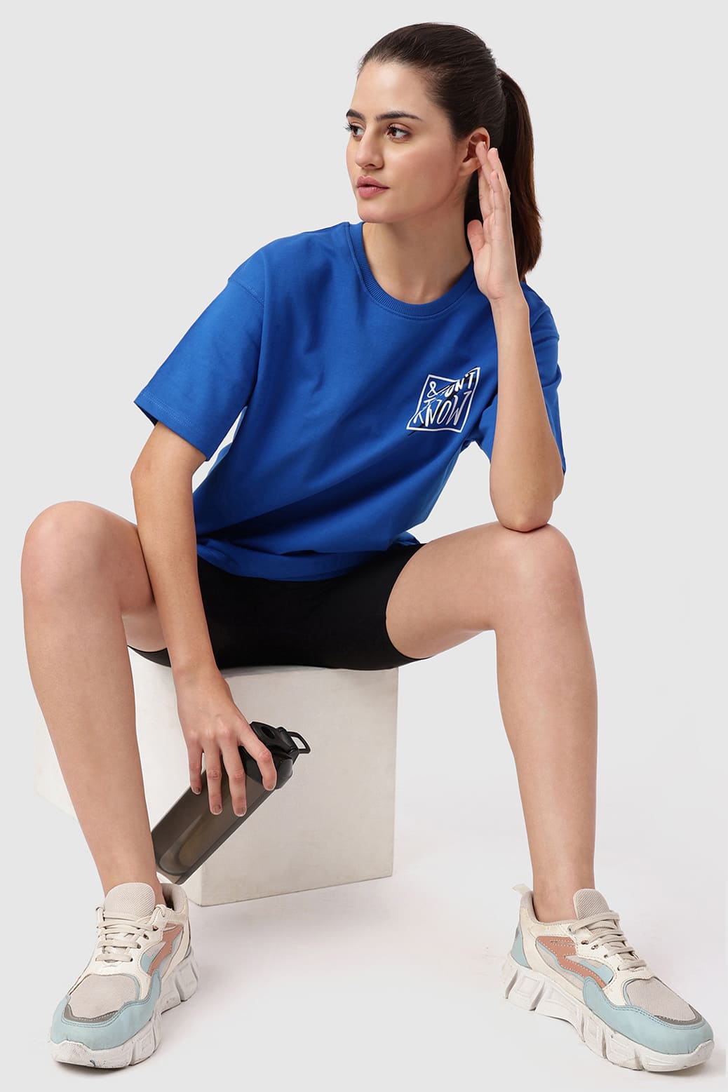 Dapper Oversized T-shirt Royal Blue