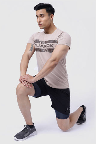 Brisk Fuaark T-shirt Beige