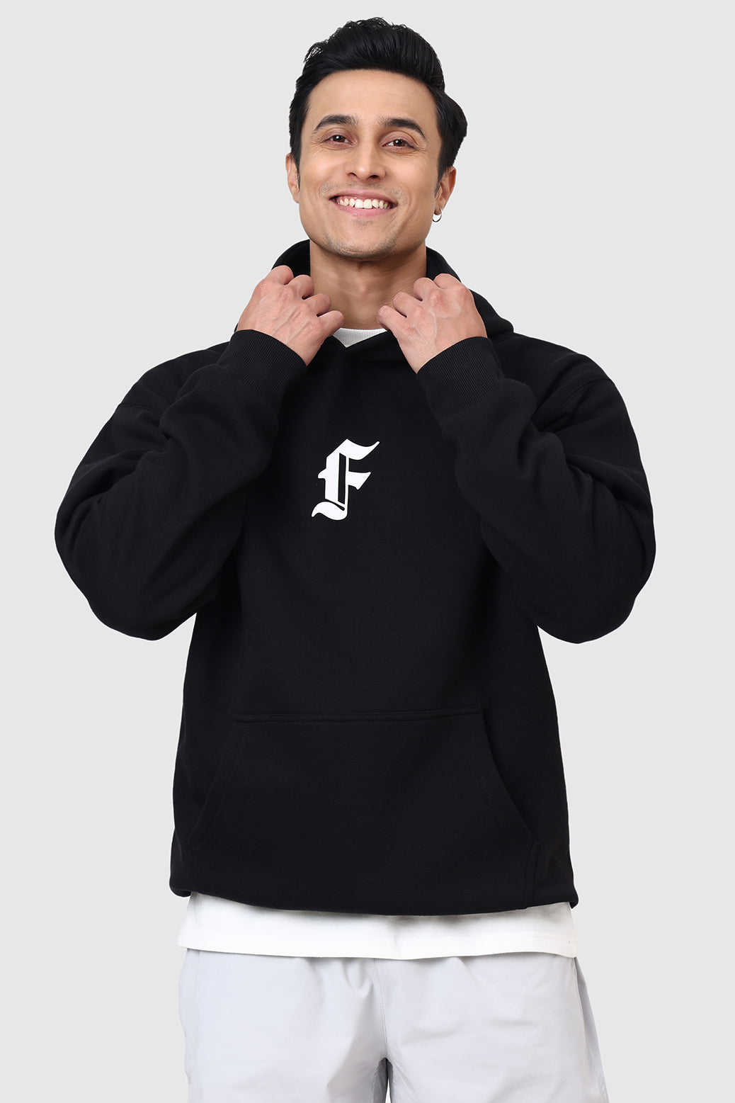 Rage Oversized Hoodie Black