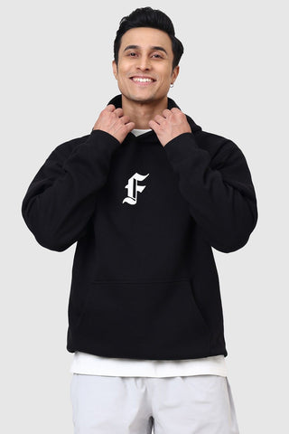 Rage Oversized Hoodie Black