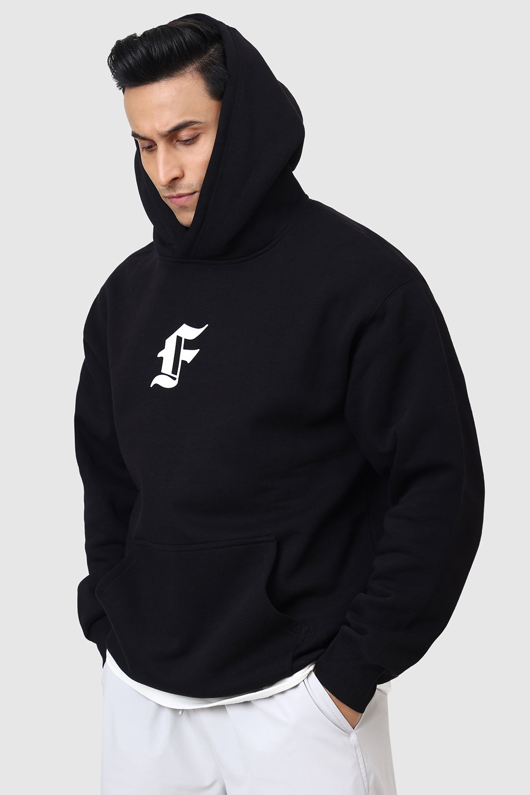 Rage Oversized Hoodie Black